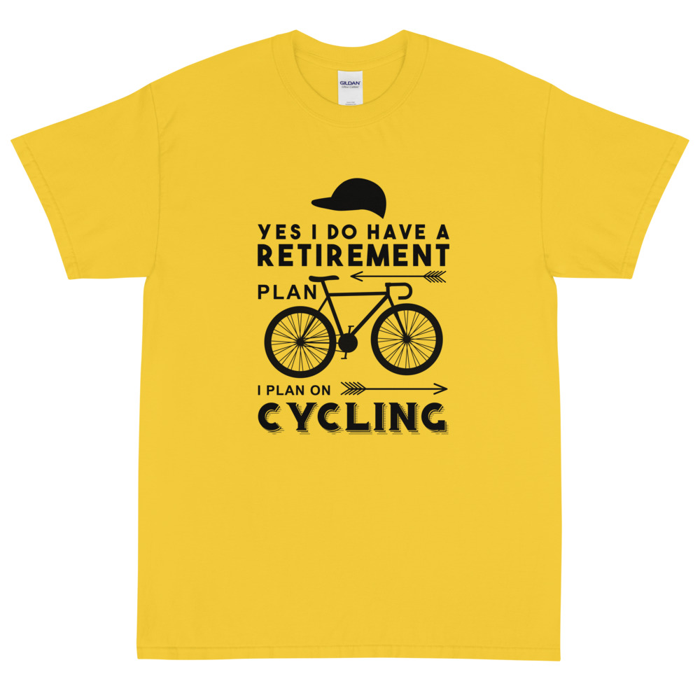 Classic Daisy Print Men's Cycling Jersey - Yellow